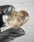Corazón de Cuarzo Lodolita Natural