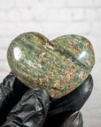 Corazon de Lodolita Cuarzo Jardin, elige el tuyo 65 a 120 gramos