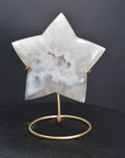 Agata druzy estrella con base