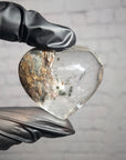 Corazón de Cuarzo Lodolita Natural 25 a 65 gramos