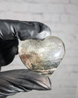 Corazón de Cuarzo Lodolita Natural