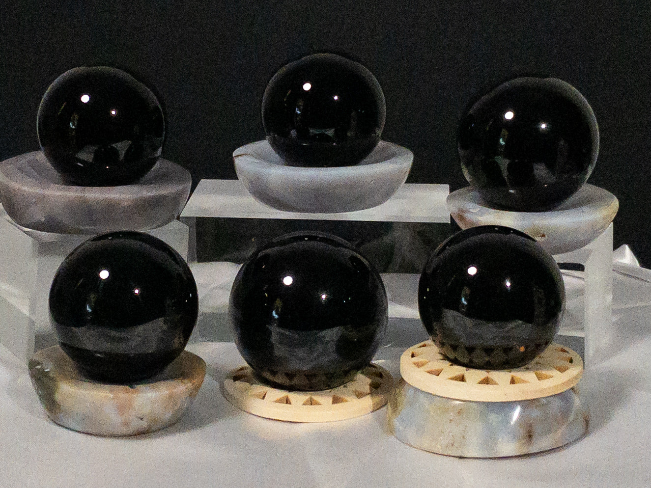 Obsidiana esferas