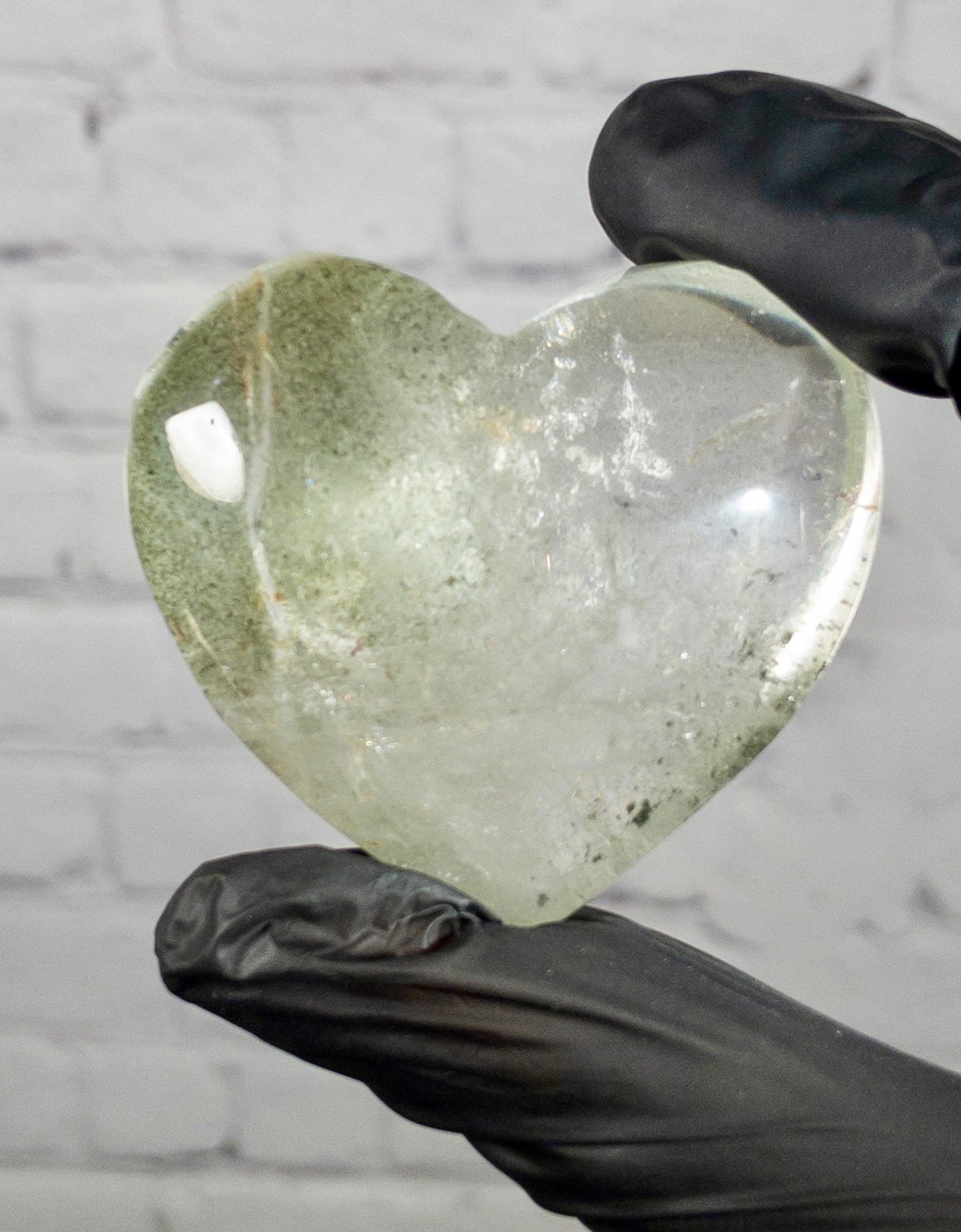 Corazon de Lodolita Cuarzo Jardin, elige el tuyo 65 a 120 gramos