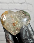 Corazon de Lodolita Cuarzo Jardin, elige el tuyo 65 a 120 gramos