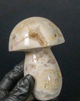 Ágata Pulida en Forma de Hongo | Figura Mineral Coleccionable