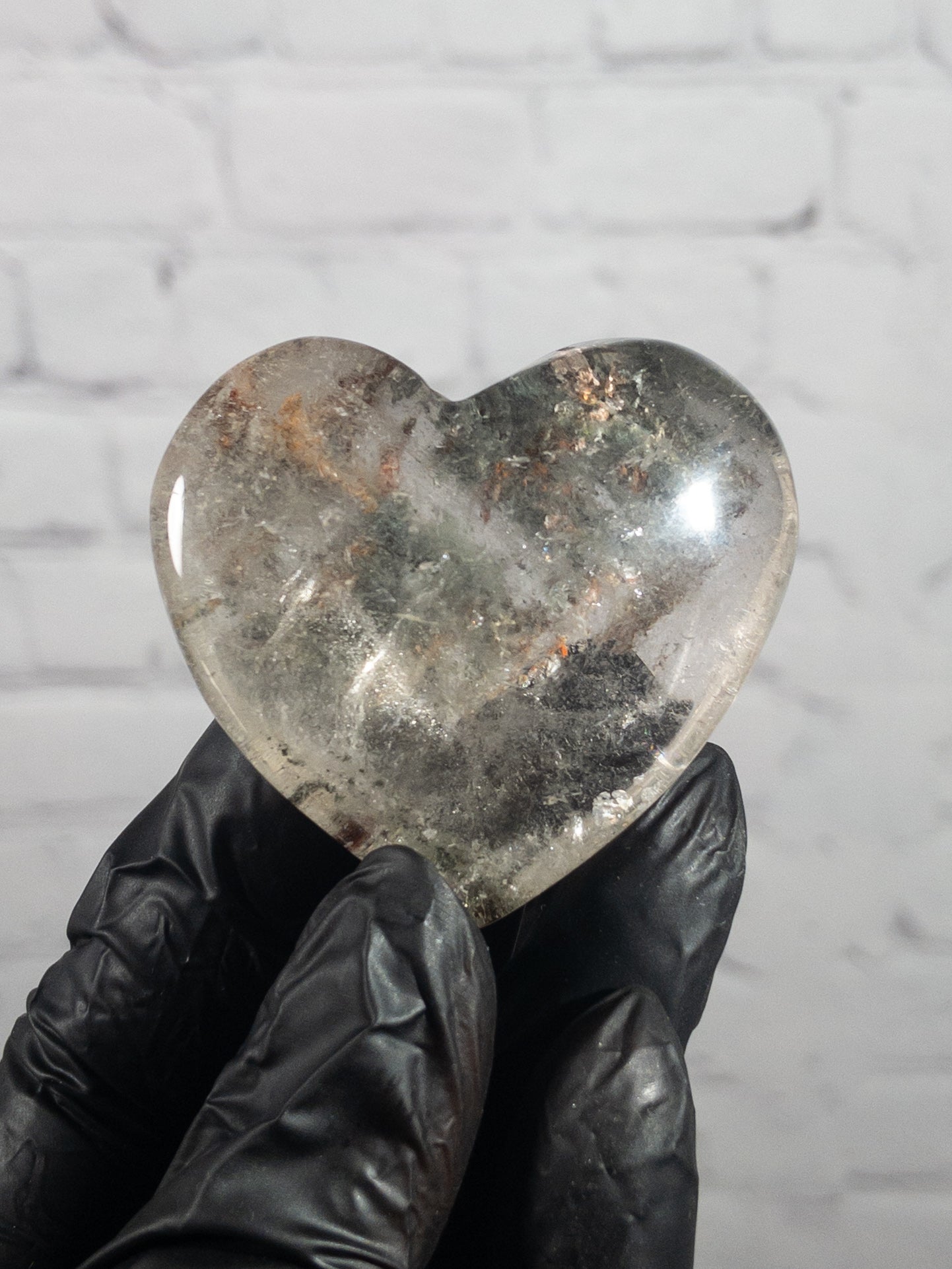 Corazón de Cuarzo Lodolita Natural 25 a 65 gramos