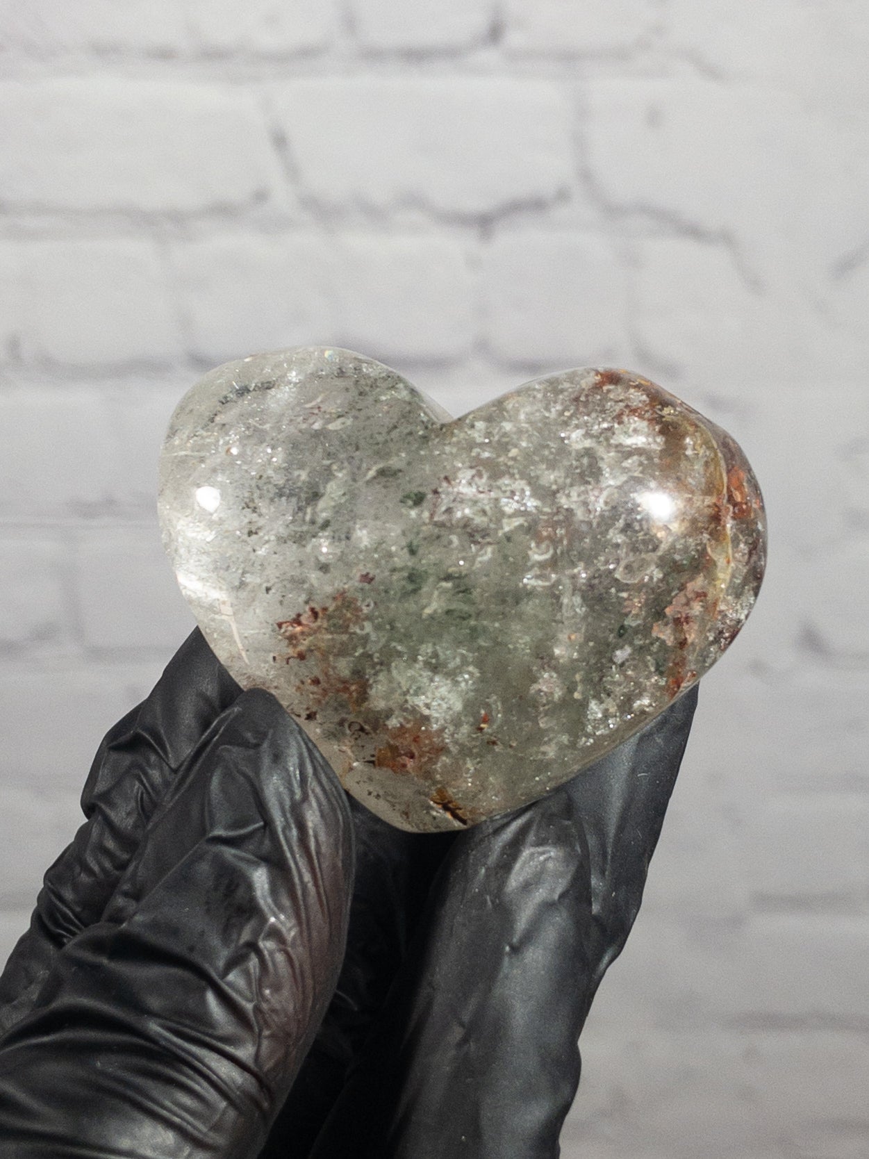 Corazón de Cuarzo Lodolita Natural 25 a 65 gramos