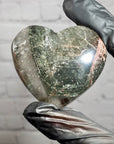 Corazon de Lodolita Cuarzo Jardin, elige el tuyo 65 a 120 gramos