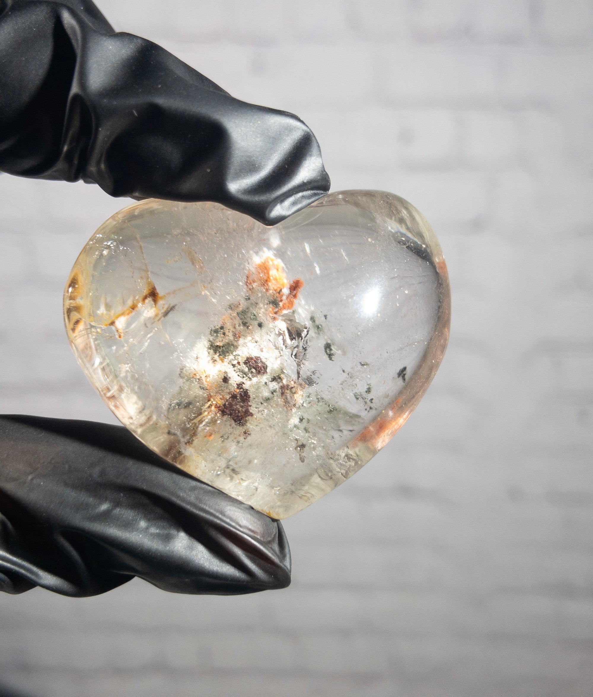 Corazón de Cuarzo Lodolita Natural 25 a 65 gramos