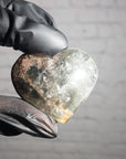 Corazón de Cuarzo Lodolita Natural