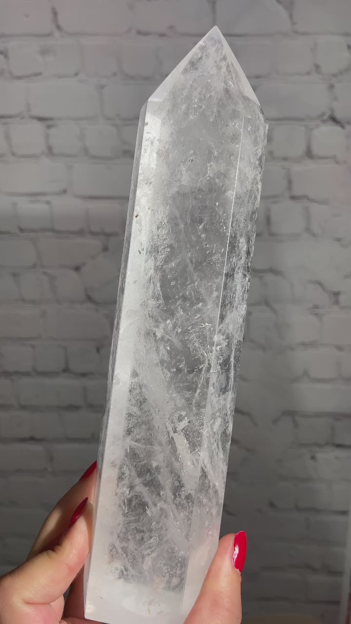 Cuarzo Cristal Obelisco XL 01